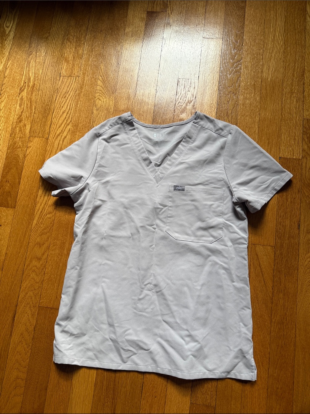 Figs slate catarina scrub top size small